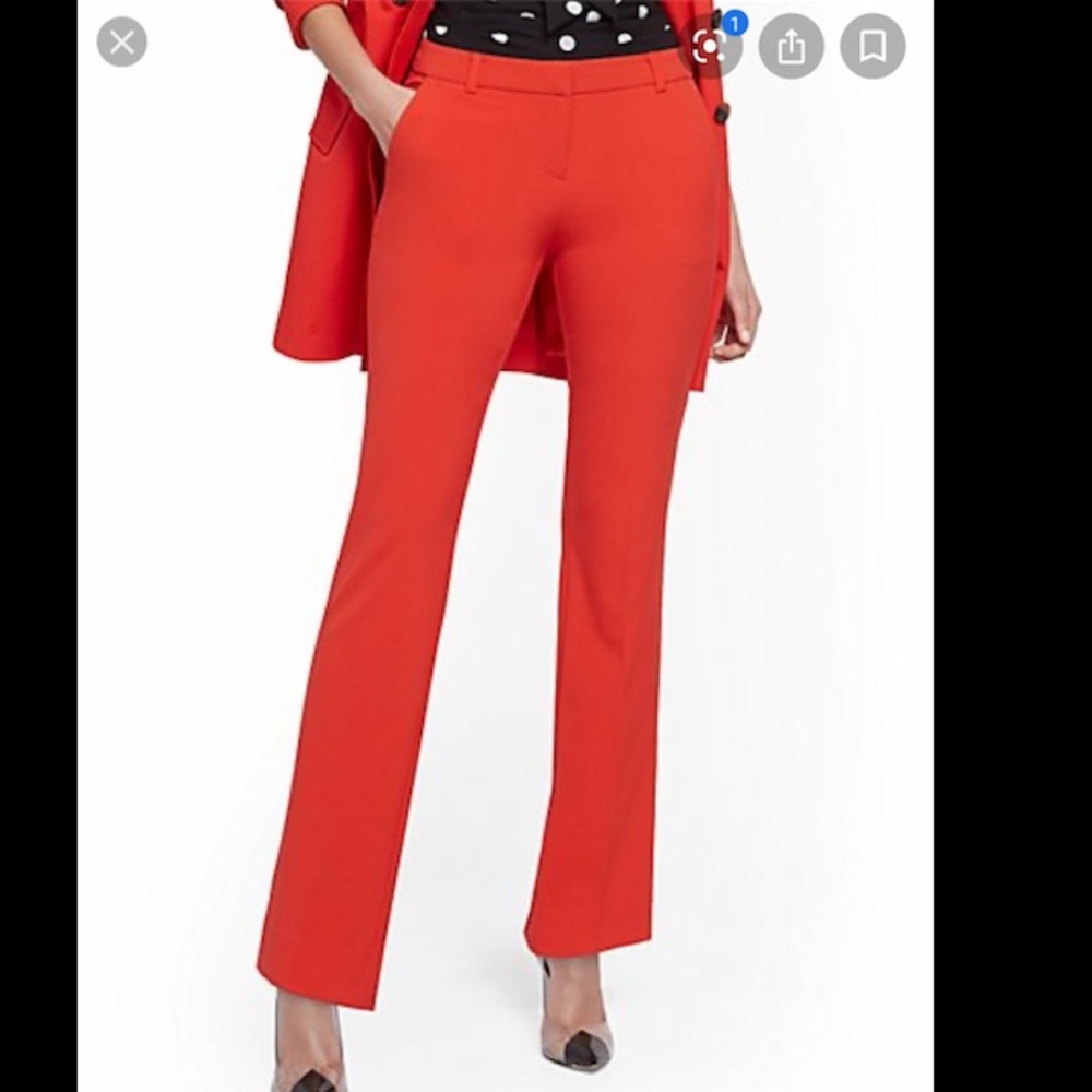 Bright red/orange pants by NY&CO Size XS